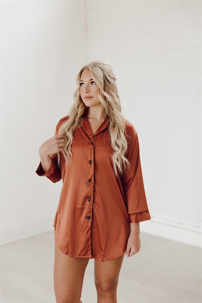 Khloe Satin Sleepshirt