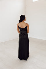 Reese Satin Cowl Neck Bridesmaid Dress