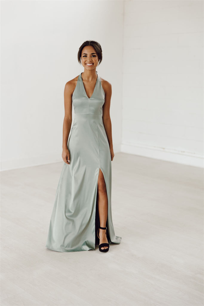 at home try-on, bridesmaid dresses, luxe material, comfortable, built in bra