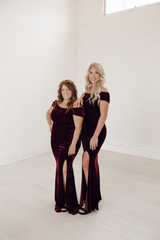 velvet elegant gown, velvet bridesmaid dress, velvet wedding gown