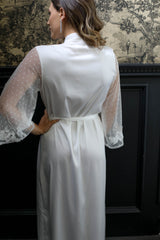 Grace Long Satin Bridal Robe